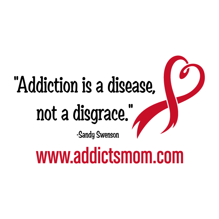 Addiction is a Disease - not a Disgrace! shirt design - zoomed
