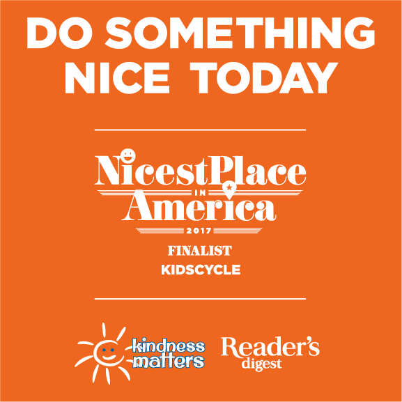 Nicest Place in America - KidsCycle shirt design - zoomed