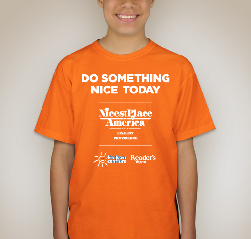 Nicest Place in America - Providence Fundraiser - unisex shirt design - back