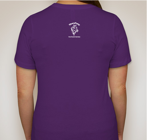 TheraPony Fundraiser - unisex shirt design - back
