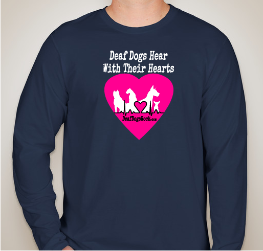 Celebrate International Deaf Dogs Rock Day - Support Deaf Dogs Rock and Get a Great T-shirt. Fundraiser - unisex shirt design - front