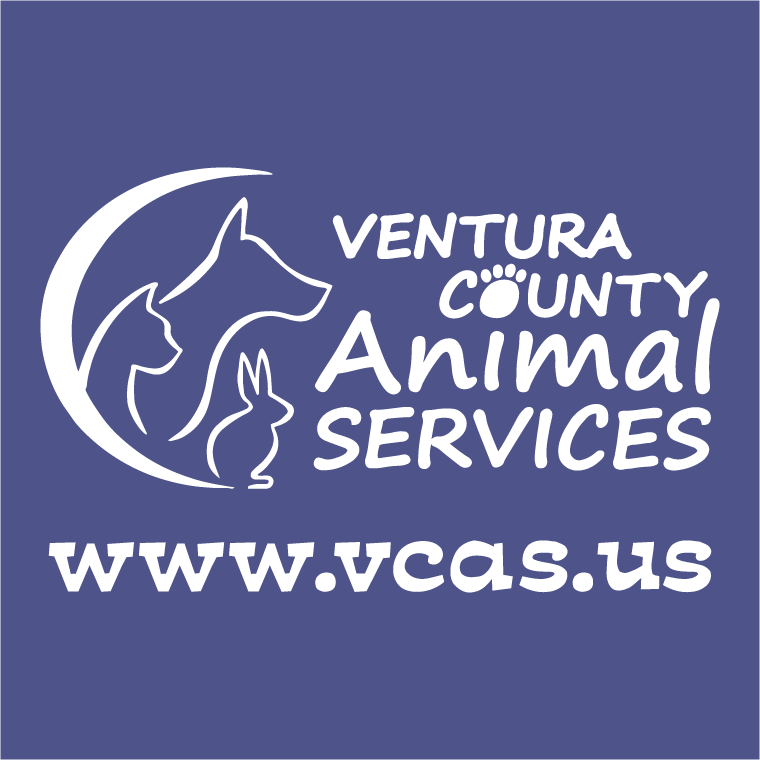 Ventura County Animal Services (VCAS) shirt design - zoomed