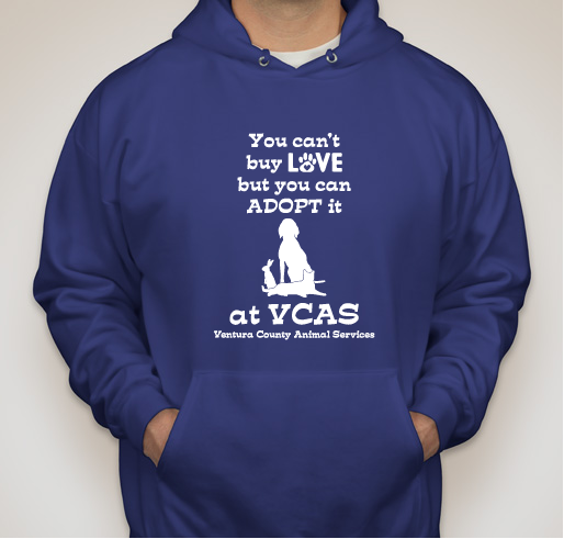 Ventura County Animal Services (VCAS) Fundraiser - unisex shirt design - front
