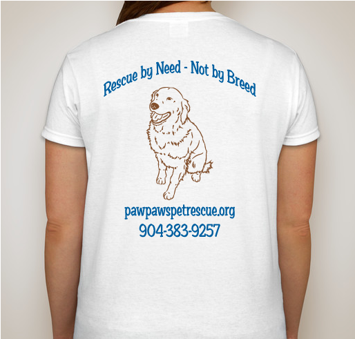 ~ Hogan's journey to a happy forever ~ Fundraiser - unisex shirt design - back