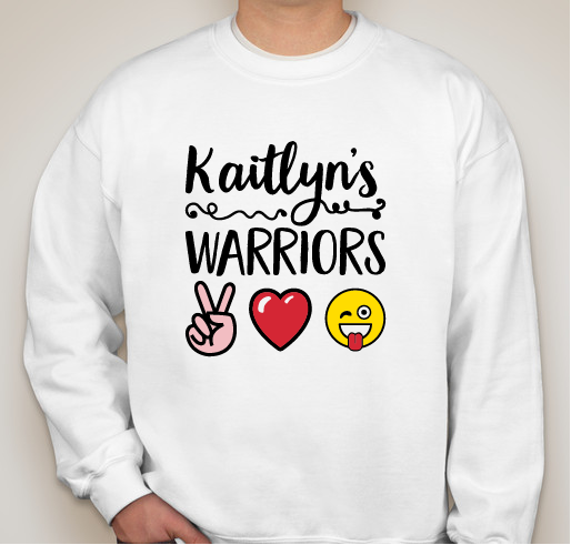 Kaitlyn's Warriors is raising money for the Jingle Bell Run on December 9th. Fundraiser - unisex shirt design - front