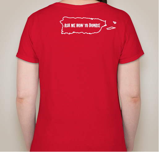 Puerto Rico Relief Fundraiser - unisex shirt design - back