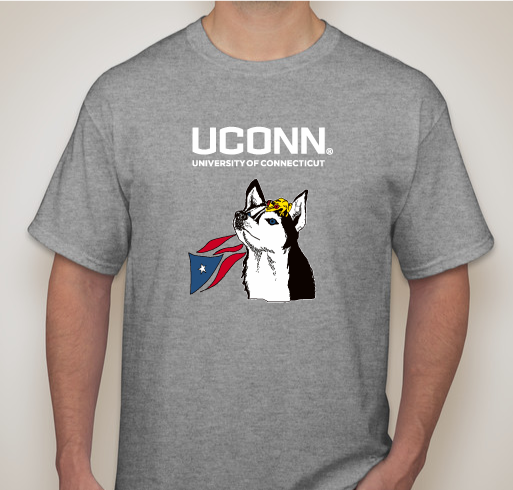 UConn United for Puerto Rico-- Hurricane Relief Fundraiser - unisex shirt design - small