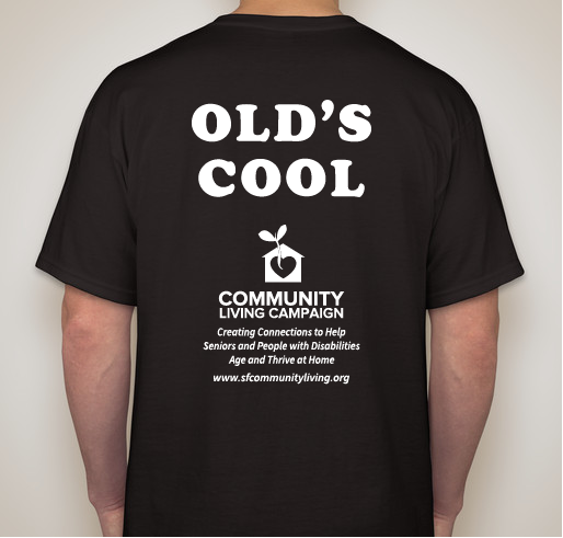 Old School Tee Shirt Fundraiser - unisex shirt design - back