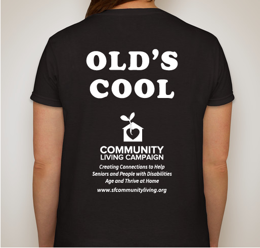 Old School Tee Shirt Fundraiser - unisex shirt design - back