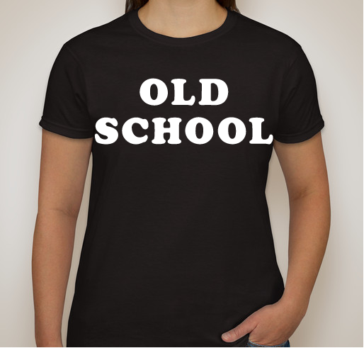 Old School Tee Shirt Fundraiser - unisex shirt design - front