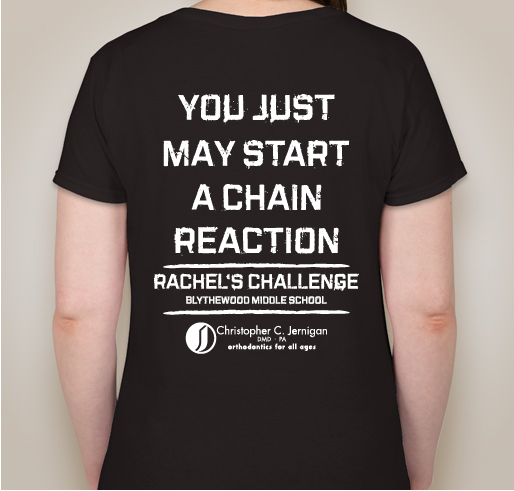 Rachel's Challenge Kindness Campaign Fundraiser - unisex shirt design - back