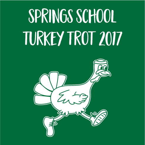Springs School Turkey Trot 2017 shirt design - zoomed