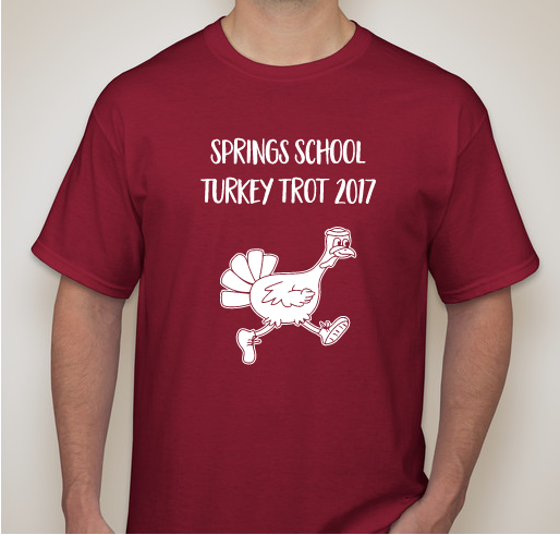 Springs School Turkey Trot 2017 Fundraiser - unisex shirt design - front