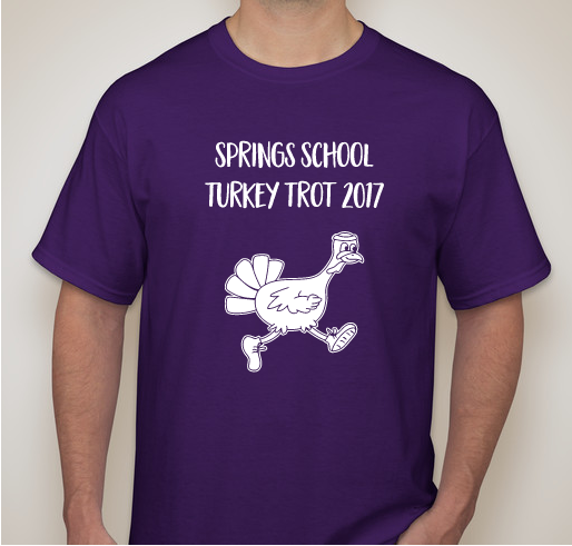 Springs School Turkey Trot 2017 Fundraiser - unisex shirt design - front