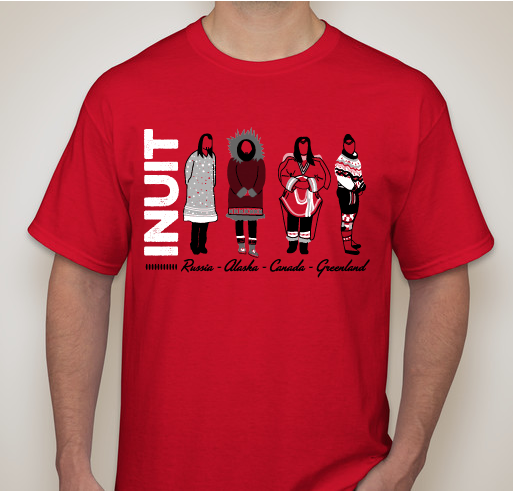Inuit Regalia Tee Relaunch Fundraiser - unisex shirt design - front