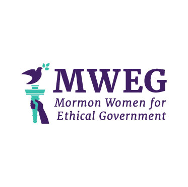 MWEG Logo Fitted White shirt design - zoomed