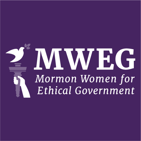 MWEG Peace Shirt Fitted for Ethical Government (MWEG) shirt design - zoomed
