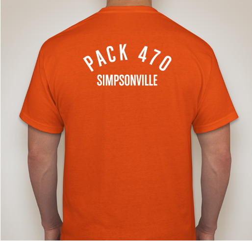 Pack 470 Official Class B Uniform Shirts Fundraiser - unisex shirt design - back