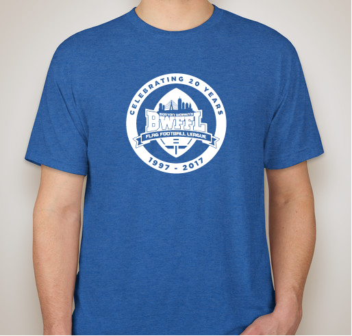 BWFFL 20th Anniversary Commemorative T-Shirts Fundraiser - unisex shirt design - front