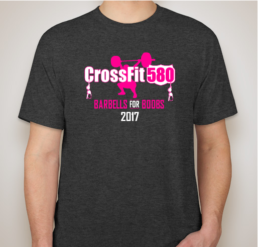 CrossFit 580 Barbells for Boobs Fundraiser Fundraiser - unisex shirt design - front