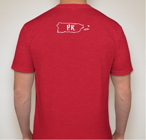 Powerful Puerto Rico Fundraiser - unisex shirt design - back