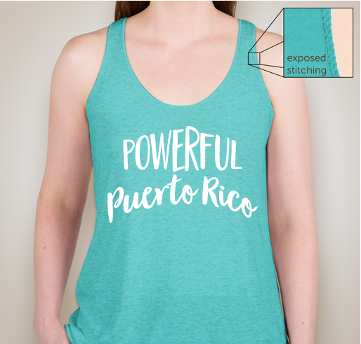 Powerful Puerto Rico Fundraiser - unisex shirt design - front