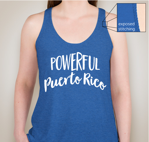 Powerful Puerto Rico Fundraiser - unisex shirt design - front