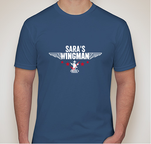 Let's CHECK-6 for SARA! #SARA_STRONG Fundraiser - unisex shirt design - front