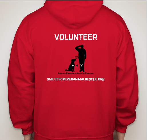 Support Smiles Pets for Veterans Fundraiser - unisex shirt design - back