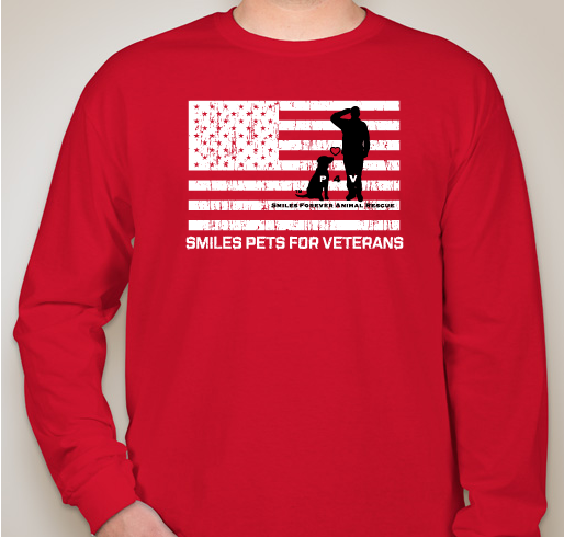 Support Smiles Pets for Veterans Fundraiser - unisex shirt design - front