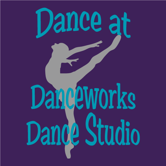 Danceworks Dance Studio shirt design - zoomed