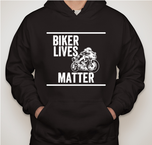 Vintage Motorcycle Biker Lives Matter BLM 3% Street Graphic Hoodie for Men 
