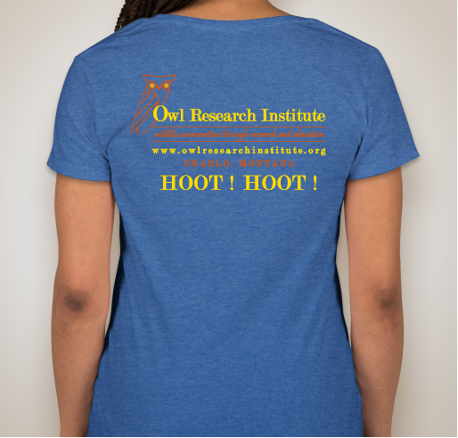 Owl Research Institute Fundraiser - unisex shirt design - back