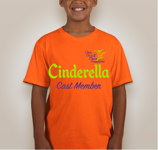 Cinderella T-shirts Nov 25 & 26, 2017 Fundraiser - unisex shirt design - front