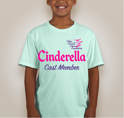 Cinderella T-shirts Nov 25 & 26, 2017 Fundraiser - unisex shirt design - front