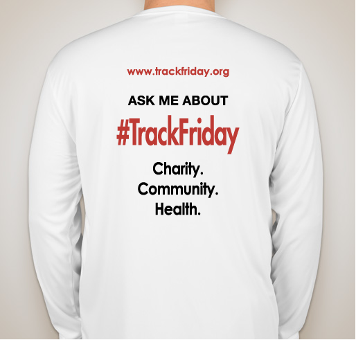 Track Friday Fundraiser - unisex shirt design - back