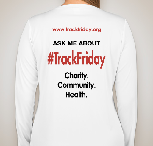 Track Friday Fundraiser - unisex shirt design - back