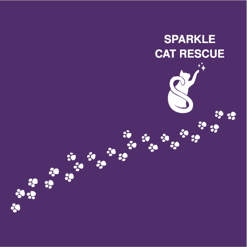 Sparkle Cat Rescue shirt design - zoomed