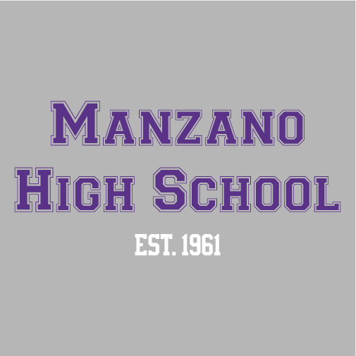 Manzano High School - Fall Long Sleeve shirt design - zoomed