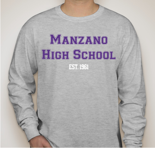 Manzano High School - Fall Long Sleeve Fundraiser - unisex shirt design - front