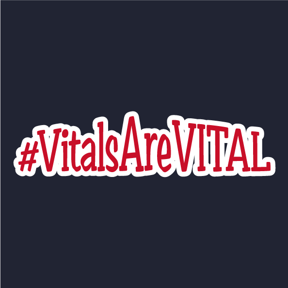 #VitalsAreVITAL shirt design - zoomed
