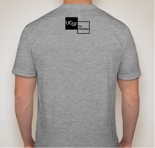 UCSF: The Inspired Fundraiser - unisex shirt design - back