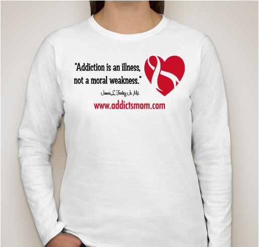 Addiction is an illness Fundraiser - unisex shirt design - front
