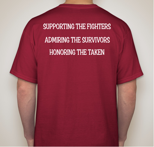 Help fight against Childhood Cancer Fundraiser - unisex shirt design - back