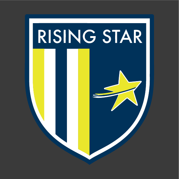 Rising Star Football Academy shirt design - zoomed