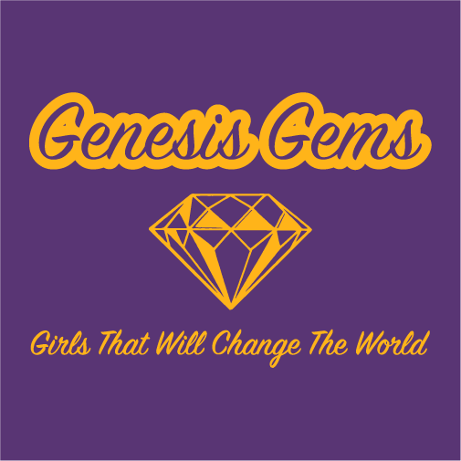 Genesis Gems shirt design - zoomed