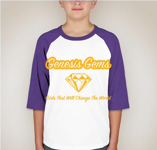 Genesis Gems Fundraiser - unisex shirt design - back