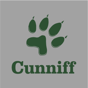 Cunniff PTO Fundraiser shirt design - zoomed