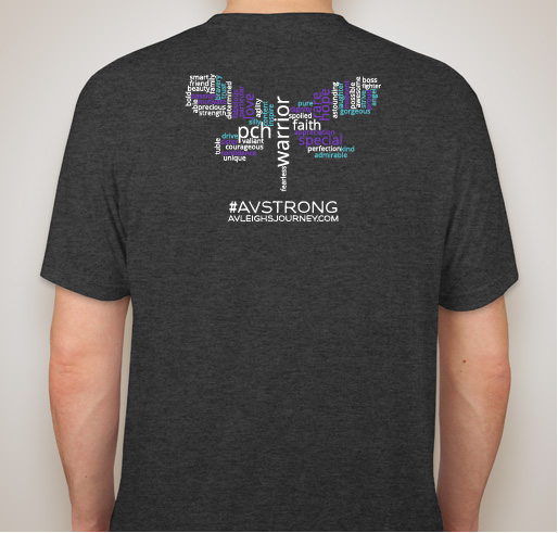 Avleigh's Journey Fundraiser - unisex shirt design - back