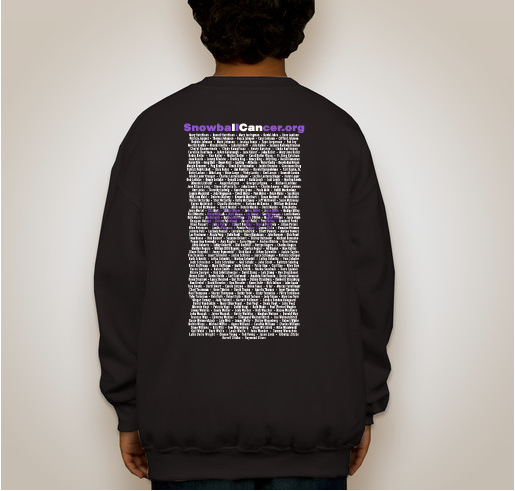 Snowball Cancer 2018 Fundraiser shirt design - zoomed